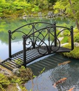Cầu Sắt Mỹ Thuật Trang Trí Tiểu Cảnh
