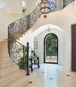 cầu thang sắt mỹ thuật 