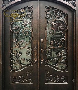 Cửa chính sắt mỹ thuậtcửa