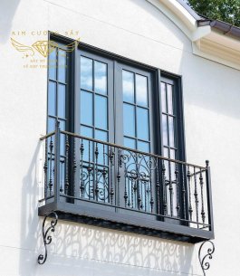 Mái kính sắt mỹ thuật