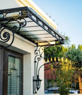 Mái kính sắt mỹ thuật