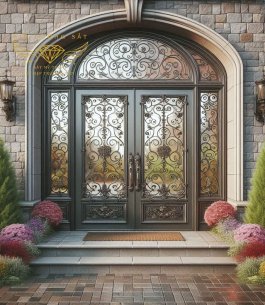 Cửa chính sắt mỹ thuật