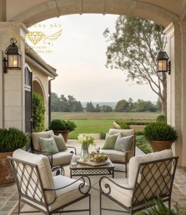 Bàn ghế sắt mỹ thuật