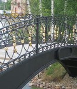 Cầu Sắt Mỹ Thuật Trang Trí Tiểu Cảnh